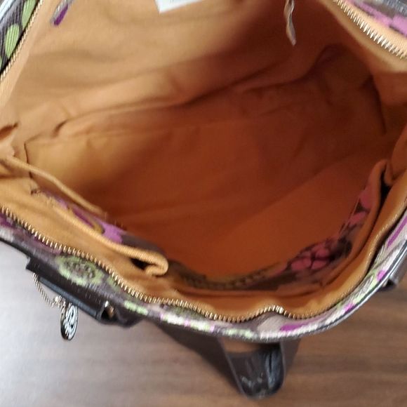 Spartina 449 Daufuskie‎ Island Maggie Large Linen Zippered Tote Bag Purse - Picture 5 of 11